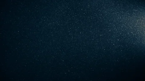 Natural Organic Dust Particles Float On Black Background. Dust In Motion. Stock Footage 123391385