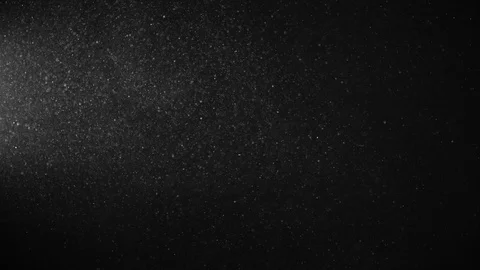 Natural Organic Dust Particles Float On Black Background. Dust In Motion. Stock Footage 123391431