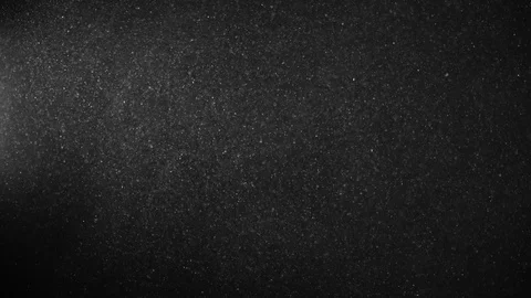 Natural Organic Dust Particles Float On Black Background. Dust In Motion. Stock Footage 123391619