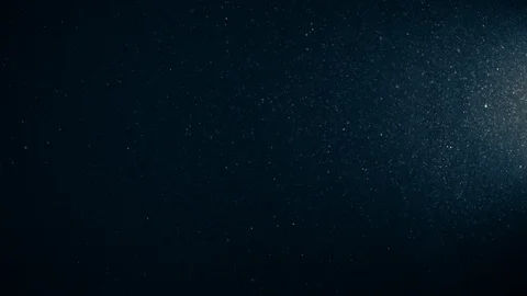 Natural Organic Dust Particles Float On Black Background. Dust In Motion. 库存影片 123392260