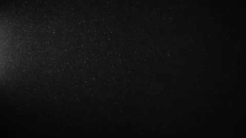 Natural Organic Dust Particles Float On Black Background. Dust In Motion. Stock-Footage 123392294