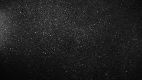 Natural Organic Dust Particles Float On Black Background. Dust In Motion. Stock-Footage 123393257