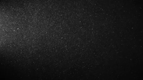 Natural Organic Dust Particles Float On Black Background. Dust In Motion. 库存影片 123450139