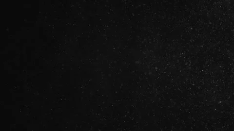 Natural Organic Dust Particles Float On Black Background. Dust In Motion. Stock Footage 246972801