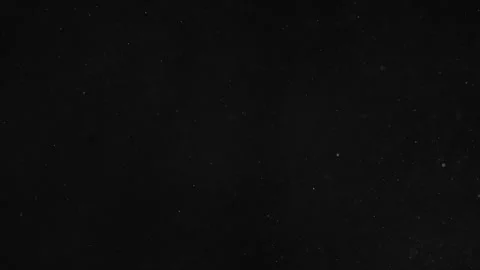 Natural Organic Dust Particles Float On Black Background. Dust In Motion. Stock Footage 247318270