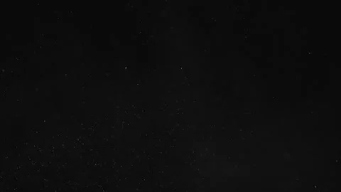 Natural Organic Dust Particles Float On Black Background. Dust In Motion. Stock Footage 247318304