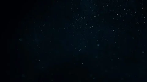 Natural Organic Dust Particles Float On Black Background. Dust In Motion. Stock Footage 247559228