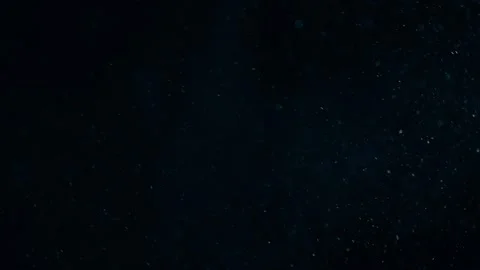 Natural Organic Dust Particles Float On Black Background. Dust In Motion. Stock Footage 247578704