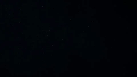 Natural Organic Dust Particles Float On Black Background. Dust In Motion. Stock Footage 247579189