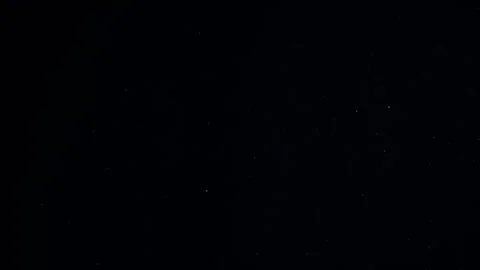 Natural Organic Dust Particles Float On Black Background. Dust In Motion. Stock Footage 247774996