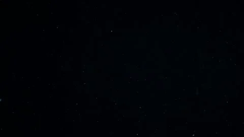 Natural Organic Dust Particles Float On Black Background. Dust In Motion. Stock Footage 247775140