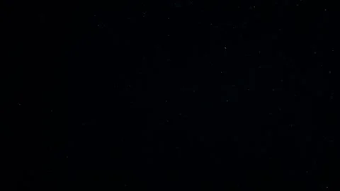 Natural Organic Dust Particles Float On Black Background. Dust In Motion. Stock Footage 247775308