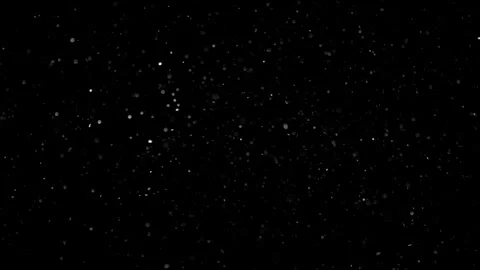 Natural Organic Dust Particles Float On Black Background. Dust In Motion. 库存影片 301261043