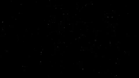 Natural Organic Dust Particles Float On Black Background. Dust In Motion. Stock Footage 301490740