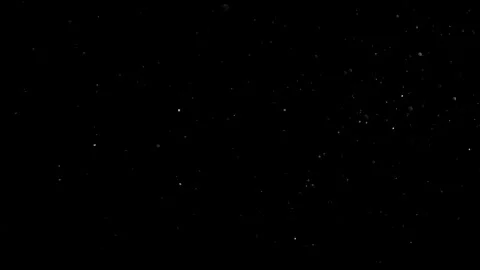 Natural Organic Dust Particles Float On Black Background. Dust In Motion. 库存影片 301491300