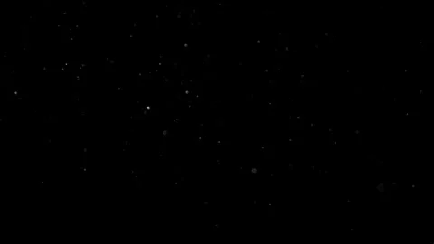 Natural Organic Dust Particles Float On Black Background. Dust In Motion. 库存影片 301583704