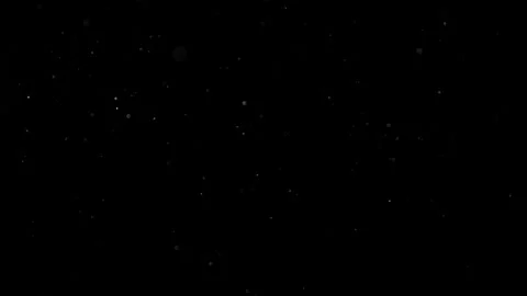 Natural Organic Dust Particles Float On Black Background. Dust In Motion. 库存影片 301583764