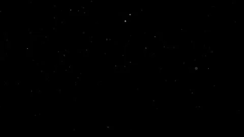 Natural Organic Dust Particles Float On Black Background. Dust In Motion. 库存影片 301583820