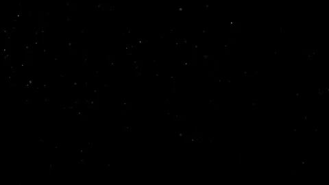 Natural Organic Dust Particles Float On Black Background. Dust In Motion. Vidéo 302691761