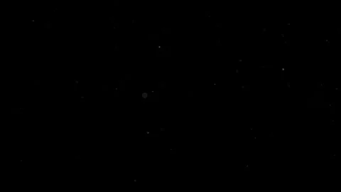 Natural Organic Dust Particles Float On Black Background. Dust In Motion. Vidéo 302692155