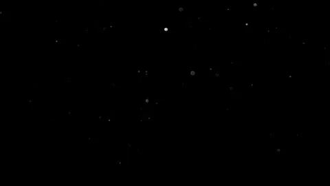 Natural Organic Dust Particles Float On Black Background. Dust In Motion. Stock Footage 314197256
