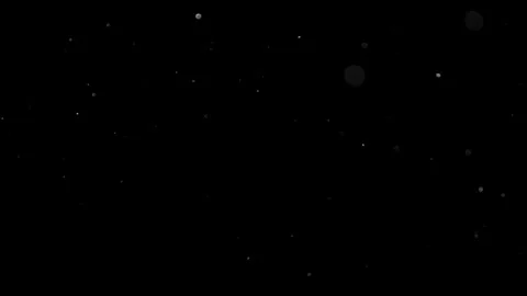 Natural Organic Dust Particles Float On Black Background. Dust In Motion. Stock Footage 314197667