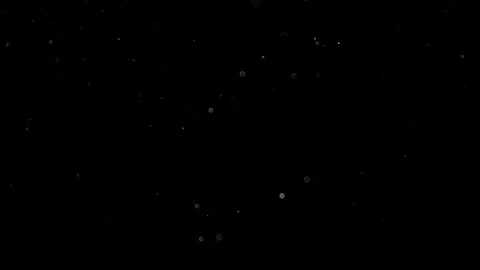 Natural Organic Dust Particles Float On Black Background. Dust In Motion. 库存影片 314200624