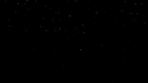 Natural Organic Dust Particles Float On Black Background. Dust In Motion. Vidéo 314200928