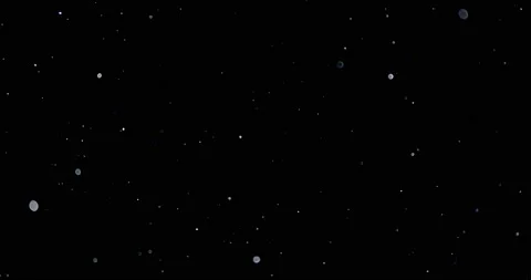 Natural Organic Dust Particles Floating On Black Background. Dynamic Dust Stock Footage 159064992