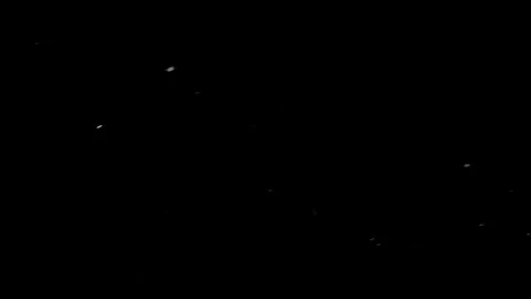 Natural Organic Dust Particles Floating On Black Background Stock Footage 297014232