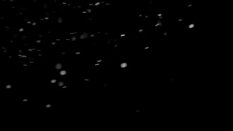 Natural Organic Dust Particles Floating On Black Background Stock Footage 297014264