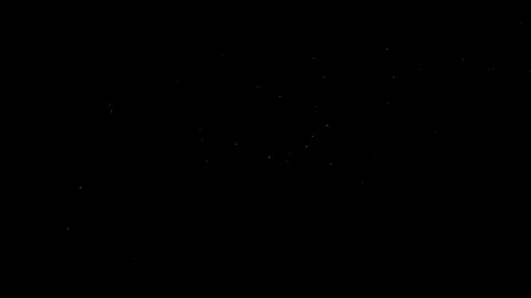 Natural Organic Dust Particles Floating Against A Solid Black Background Stock Footage 297643945