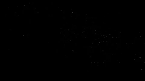 Natural Organic Dust Particles Floating Against A Solid Black Background Stock Footage 297643958
