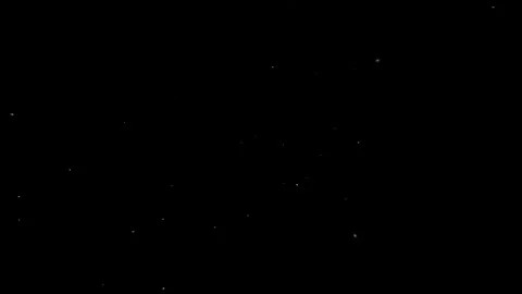 Natural Organic Dust Particles Floating Against A Solid Black Background Video stock 297643968