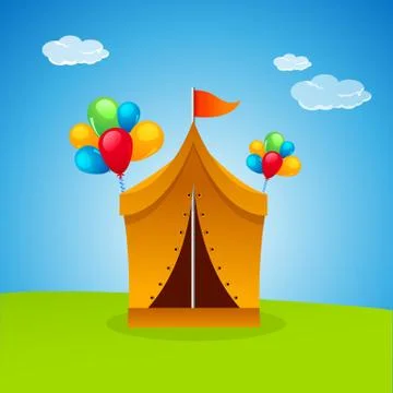 Natural party space Stock Illustration