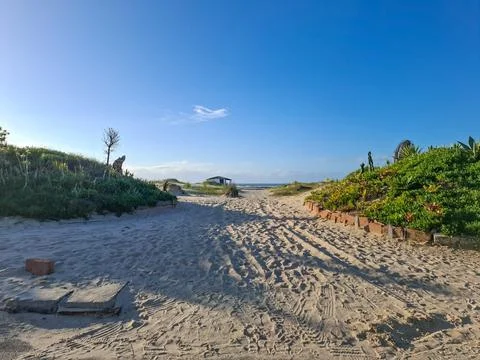 Natural Path to the Sea Stock Photos