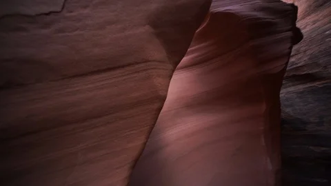 Natural pattern on Antelope Canyon Stock-Footage 91159512