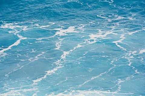 Natural pattern of blue sea surface water 스톡 사진