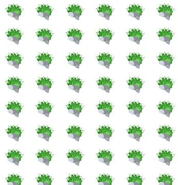 Natural pattern with green leaves for printing on any materials. Stock Illustration