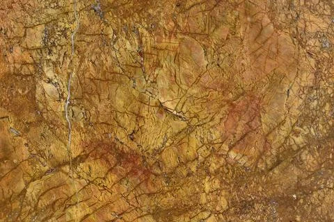 Natural pattern of marble red orange colour polished disc mineral. Super high Stock Photos