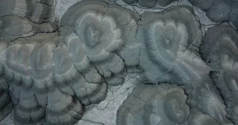 Natural pattern view with geological landforms, abstract background. Video stock 166995921