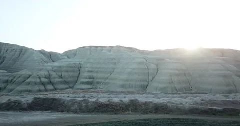 Natural pattern view with geological landforms, abstract background Video stock 169188522