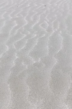 Natural patterns in the sand created by wind Foto stock
