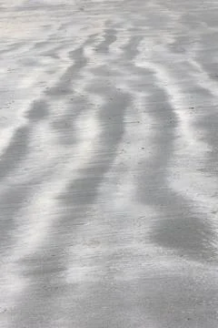 Natural patterns in the sand created by wind Stock Photos