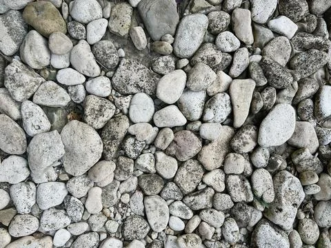 Natural Pebble Ground Pattern Rock Texture Stock Photos