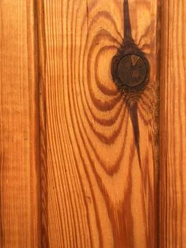 Natural Pine Wood Texture Background with Tree Knot Stock Photos
