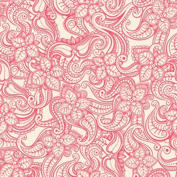 Natural pink abstract pattern Stock Illustration