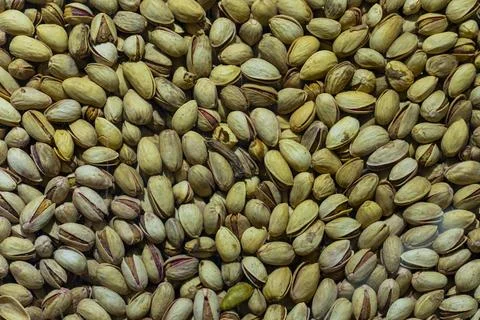 Natural Pistachio Nuts Texture Background Foto stock