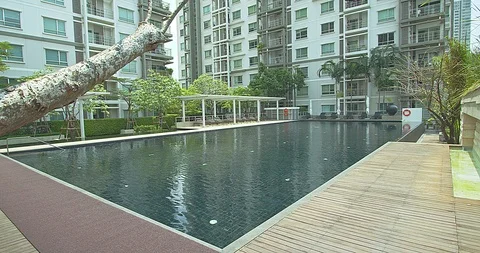 Natural pool Video stock 105554945