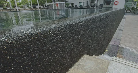 Natural pool Video stock 105557283